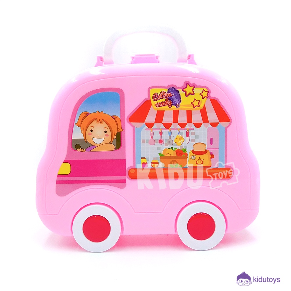 Mainan Anak Perempuan Kitchen Masak Masakan Kitchenware Car Pink Kidu Toys