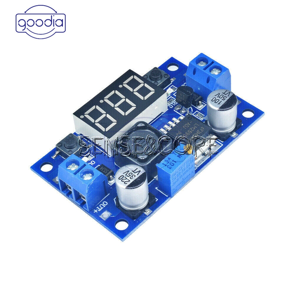 ✈【Fast/COD】✈ LM2596 Buck Step-down Power Converter Module DC 4.0~40 to 1.3-37V LED Voltmeter