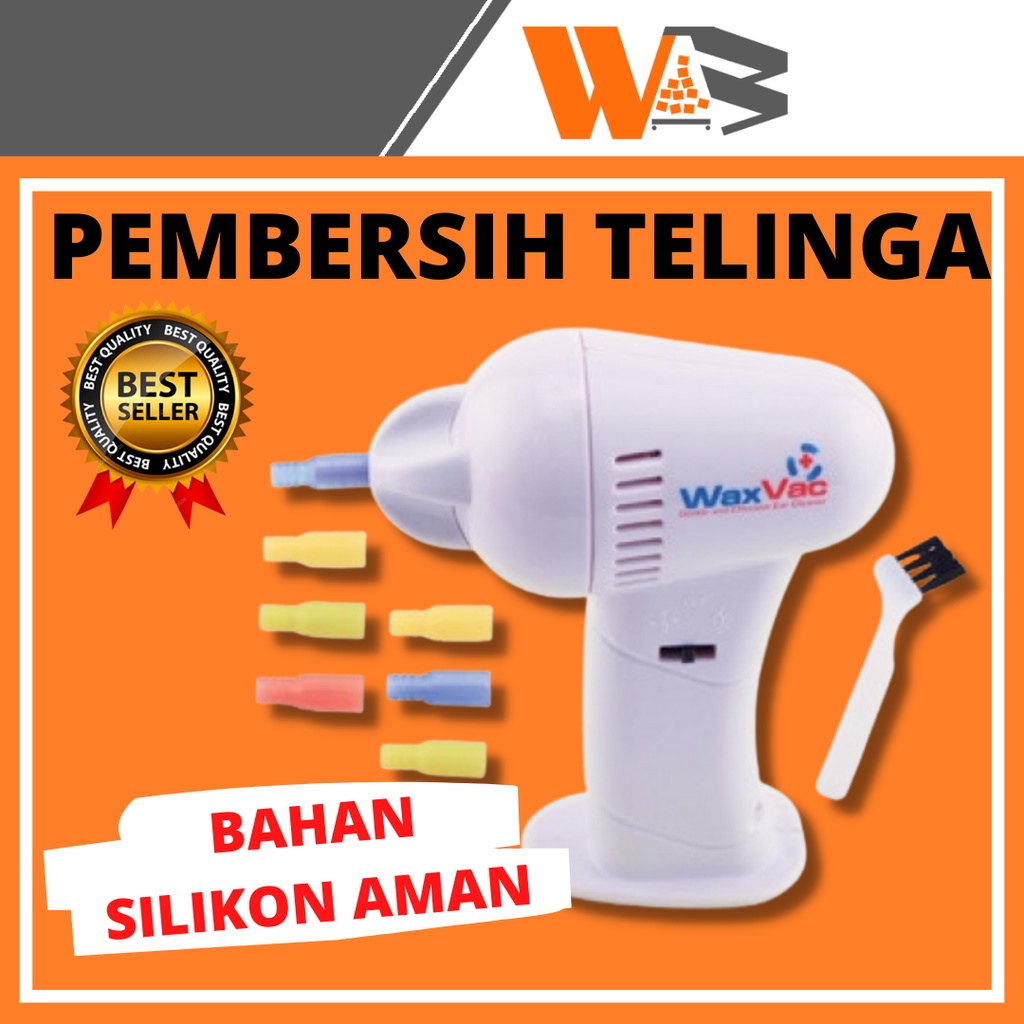 COD Electric Ear Wax Vacuum Vac Wax Removal Pembersih Telinga