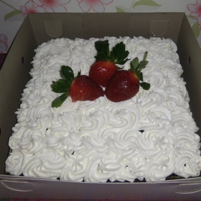 Kue Ultah Brownie SoftCake / Brownies Ulang Tahun/ Kue Ulang Tahun