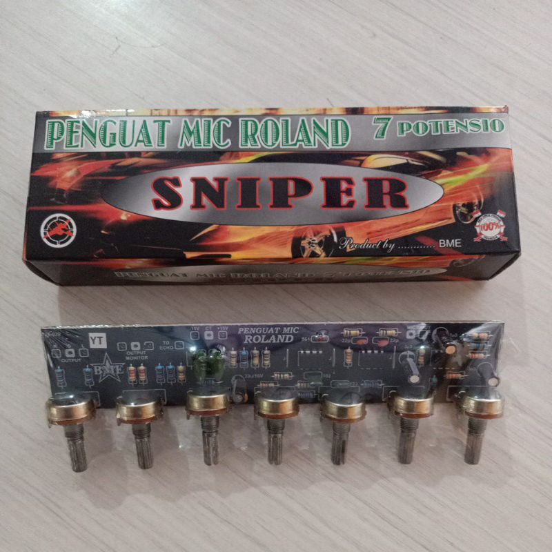 Kit Penguat Mic 7 Potensio