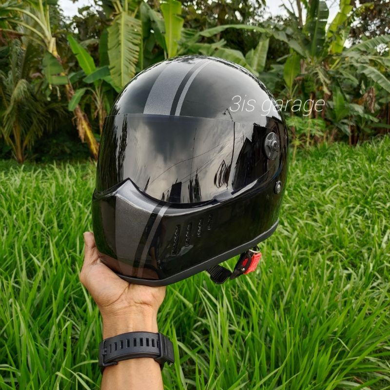 HELM CUSTOM CLASSIC CAKIL BANDIT RX SIMPSON M30 RETRO FULL FACE