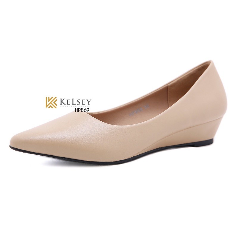 (GRATIS ALAS KAKI) RESTOCK!!  NICOLE SEPATU HELLS KELSEY #HP869 SEPATU KANTOR KULIT KERJA IMPORT