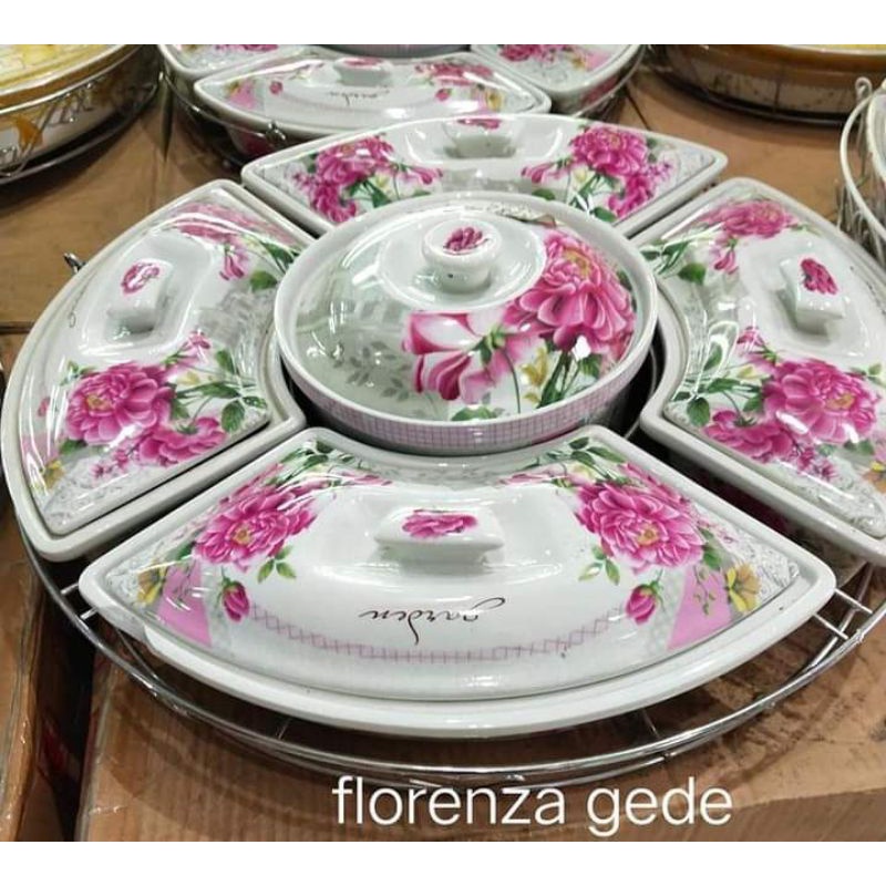 Prasmanan Bulat Keramik Fiorenza