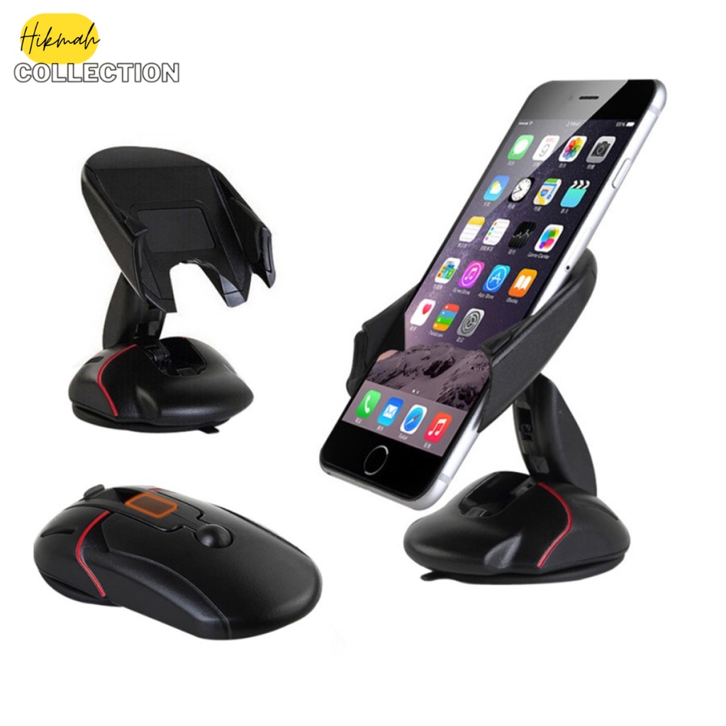 Car Holder Mobil HP Model Mouse / Dudukan HP di Mobil Mouse - Murah