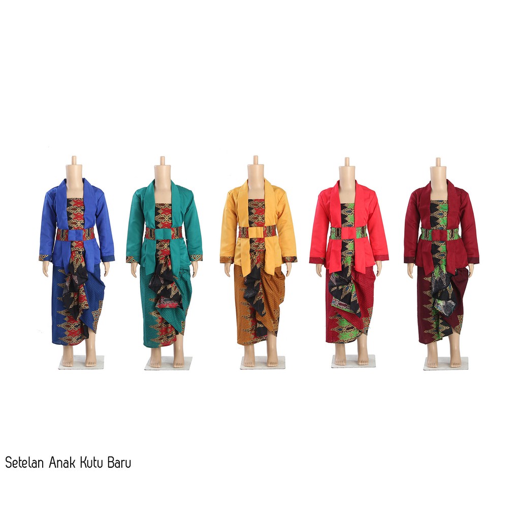 SETELAN KEBAYA KUTU BARU ANAK PEREMPUAN/CEWE