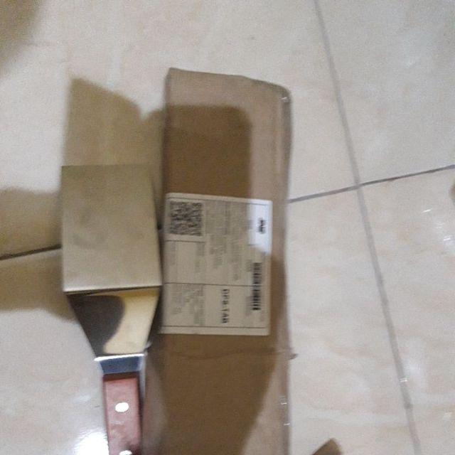 Spatula Serok Sutil Pizza Martabak Teppanyaki Kayu Griddle Stainless
