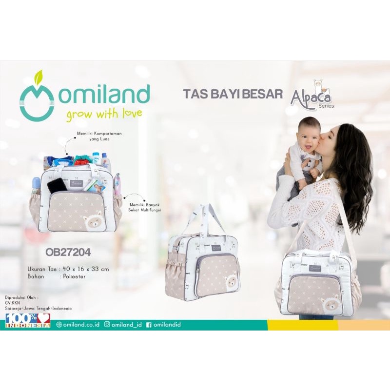 Omiland Tas Bayi Besar Alpaca Series