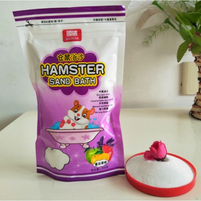 Hamster Sand Bath 500 gr / Pasir Hamster 500 gr / Pasir Mandi Hamster / Pasir sugar glider / Pasir mandi sugar glider