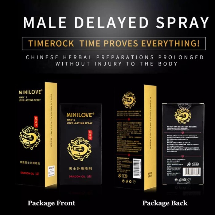 Minilove Dragon Spray For Men - Minilove Men Delay Spray Original