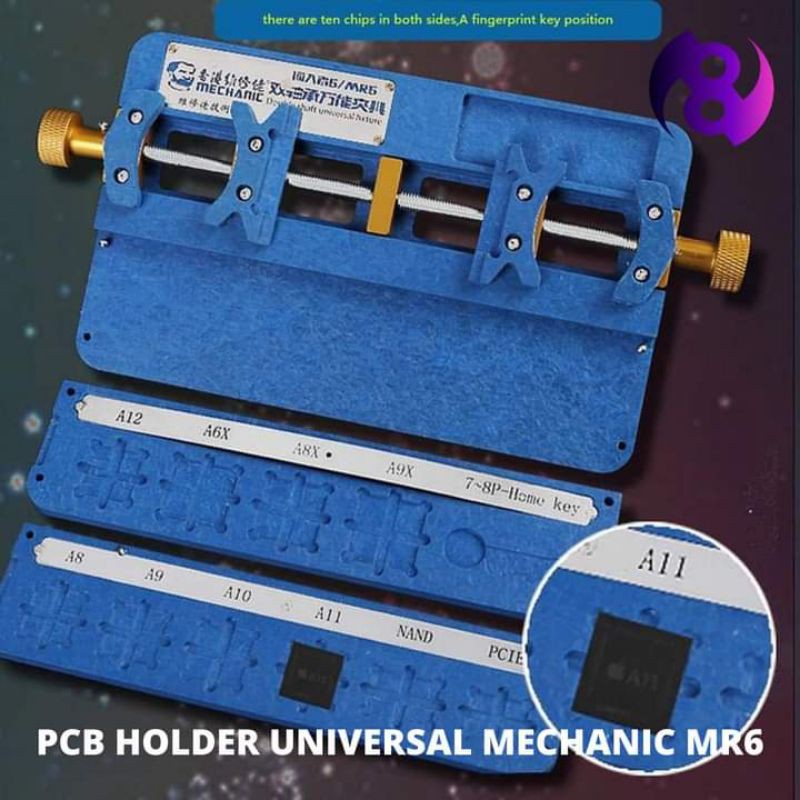 PCB HOLDER RAGUM PENJEPIT MESIN HP UNIVERSAL MECHANIC MR6 OR