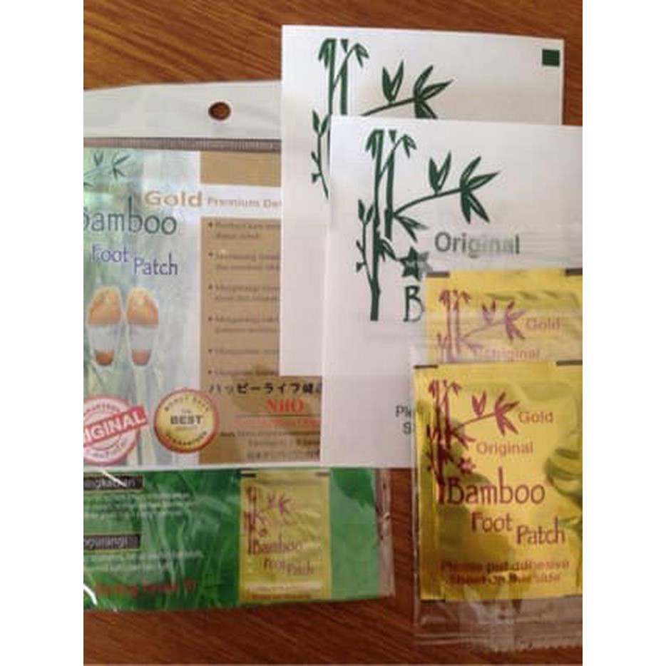 Koyo kaki Bamboo Gold Detox Foot Patch - Premium Quality (ORIGINAL)