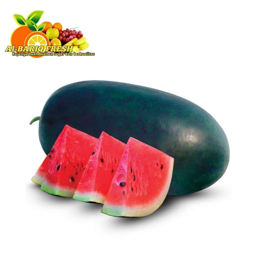 

BUAH SEMANGKA INUL MERAH SEMANGKA LONJONG BABY BLACK MURAH DENGAN BER BIJI BERAT 3.5-4 KG PER PCS BIJI