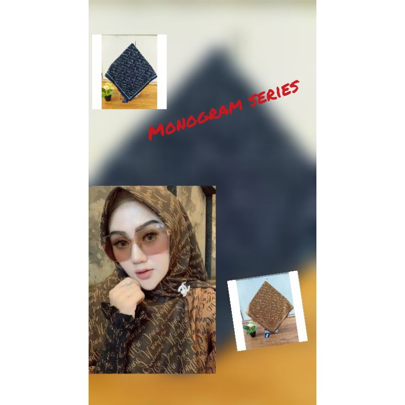 Mandjha hijab by Ivan Gunawan monogram