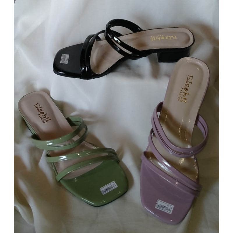 Sandal Hak Tahu Tali/ Sandal murah kekinian/ sandal wanita trendi 2021