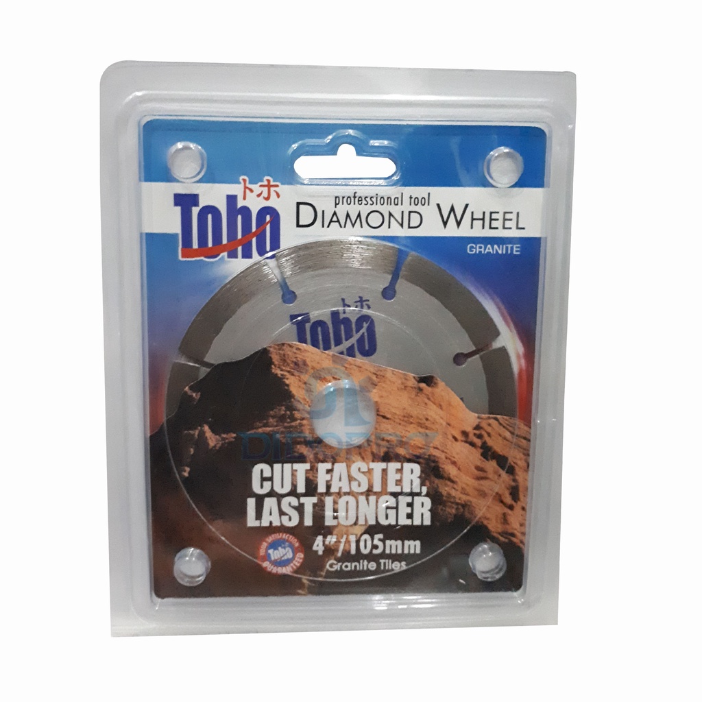 Diamond Wheel Toho Original Dry | Mata Potong Keramik Granit 4&quot; Kering