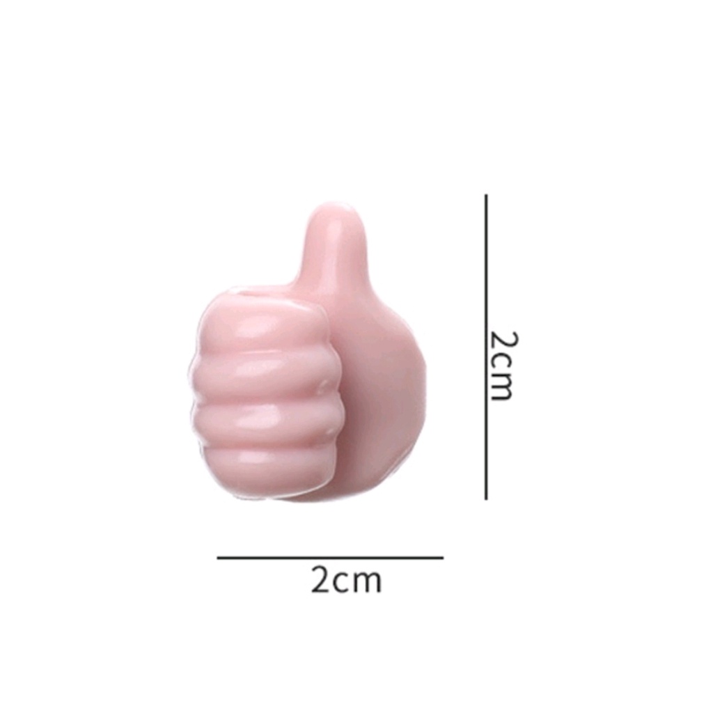 THUMBS UP CABLE HOLDER - Klip Mini Jempol Penjepit Perapi Kabel Charger HP Clip Organizer