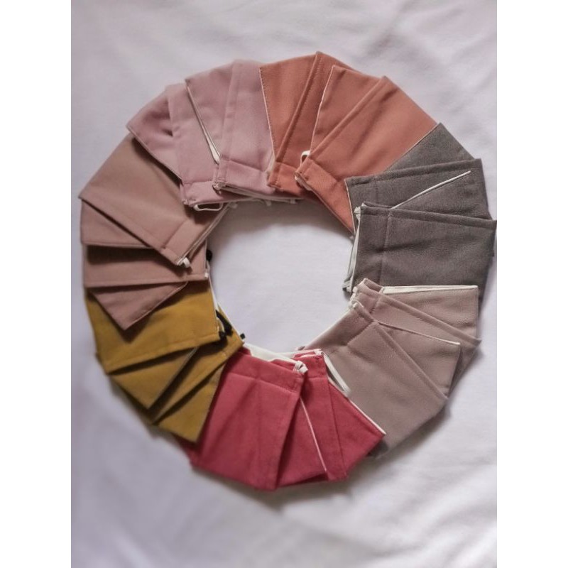 Masker Kain 3D 3ply Polos