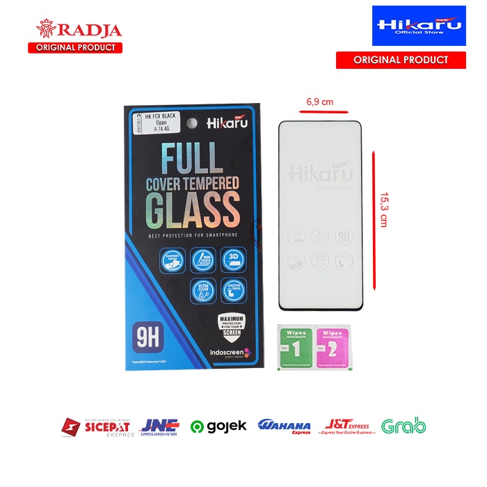 Hikaru Hydrogel Tempered Glass Screen Guard Oppo A74 4G