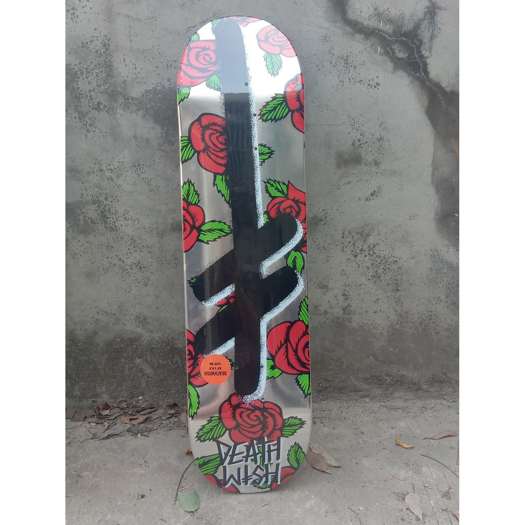 Deathwish 31x8inch deck skateboard double kick tail Bahan Maple