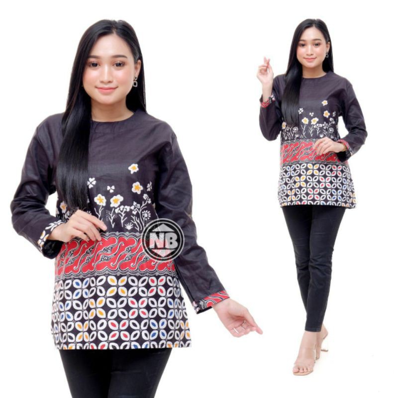 Atasna Batik Wanita PPBTK07 Modern Batik Cassual Atasanbatik Wanitabatik /Atasanwanita/Atasanbatik-7