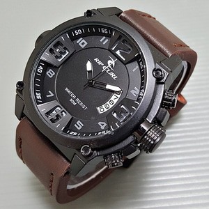 Jam Tangan Ripcurl Date Tali Kulit ( Jam Tangan Pria )