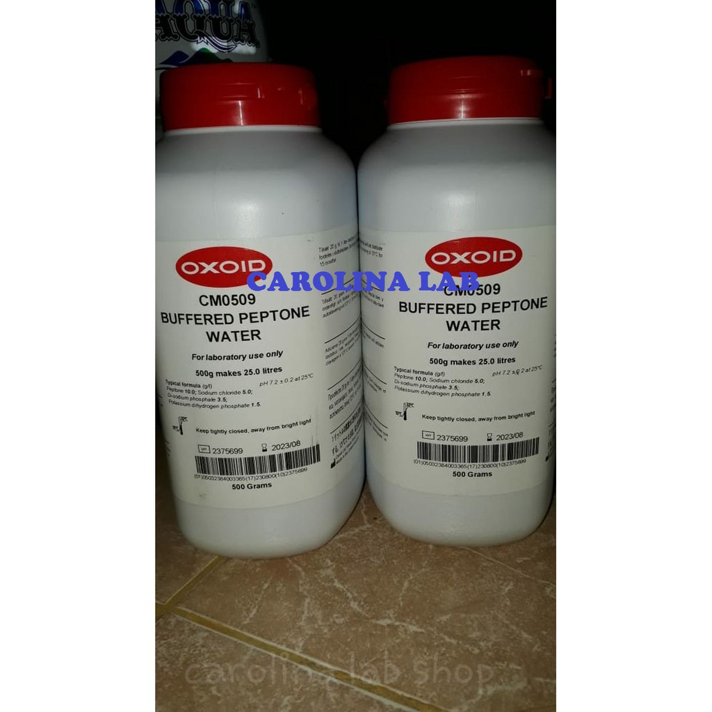 

BUFFERED PEPTONE WATER (BPW), 500 GR, OXOID, CM0509B