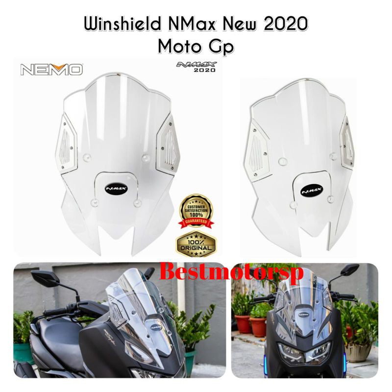 Windshield Nmax New 2020 model MotoGp NEMO Model Terbaru Winsil Visor Nmax New