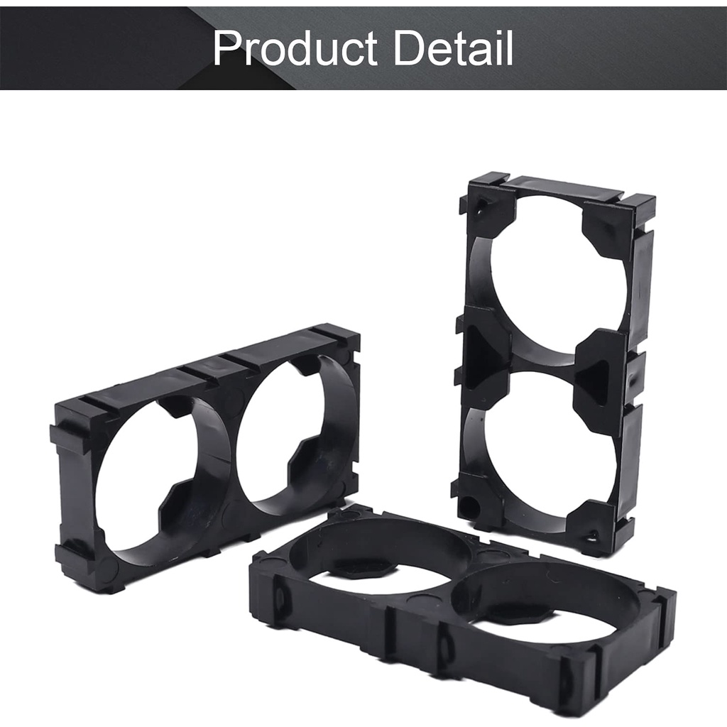 Braket Holder Baterai Batre 18650 Lithium Battery Holder Bracket Plastic 2x1 1x2 2 Slot Grid Sambungan