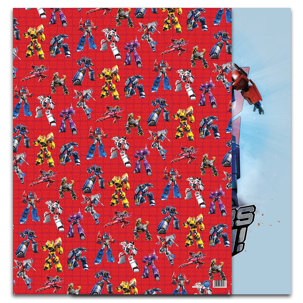 

SOMETHING SWEET CARDS - WRAPPING PAPER - KERTAS KADO - TRANSFORMER - TF084