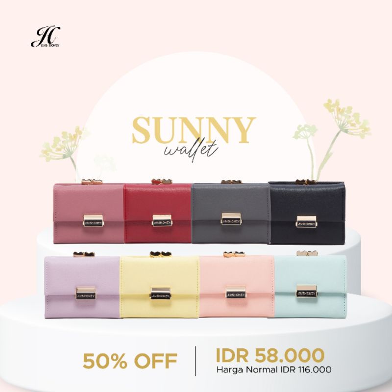 sunny wallet dompet wanita jims honey