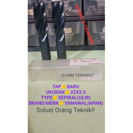 handtap tap m22x2,5 Bor tap drill tap pembuat DRAT ulang