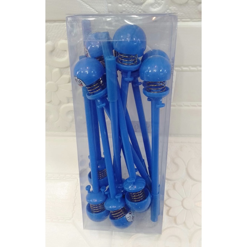 

OBRAL pulpen karakter murah springdoll / pulpen per motif doraemon murah / pulpen springdoll isi 12 pcs (1 lusin)