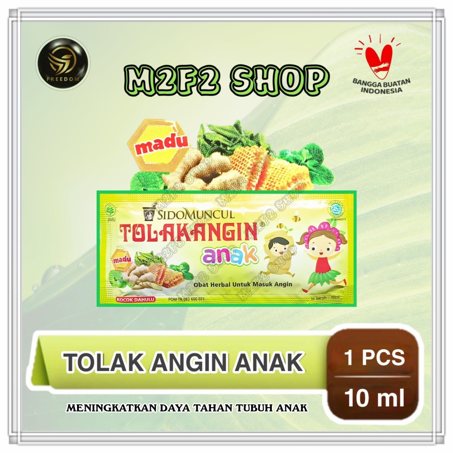 Sido Muncul Tolak Angin Cair Anak - 10 ml (Kemasan Satuan)