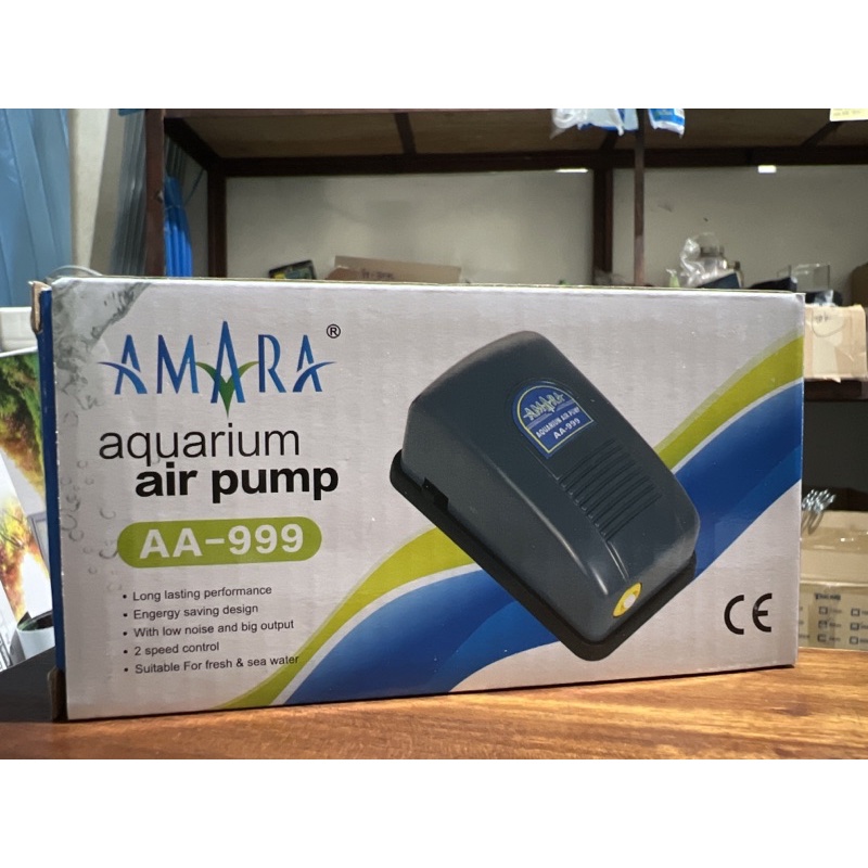 AMARA AA 999 - Aquarium Air Pump Aerator (Mesin Pompa Gelembung)