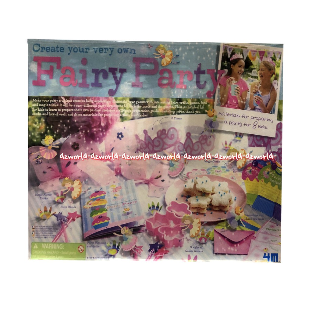 Fairy Party 4M Create Your Own Mainan Kreasi Anak Membuat Hiasan Pesta