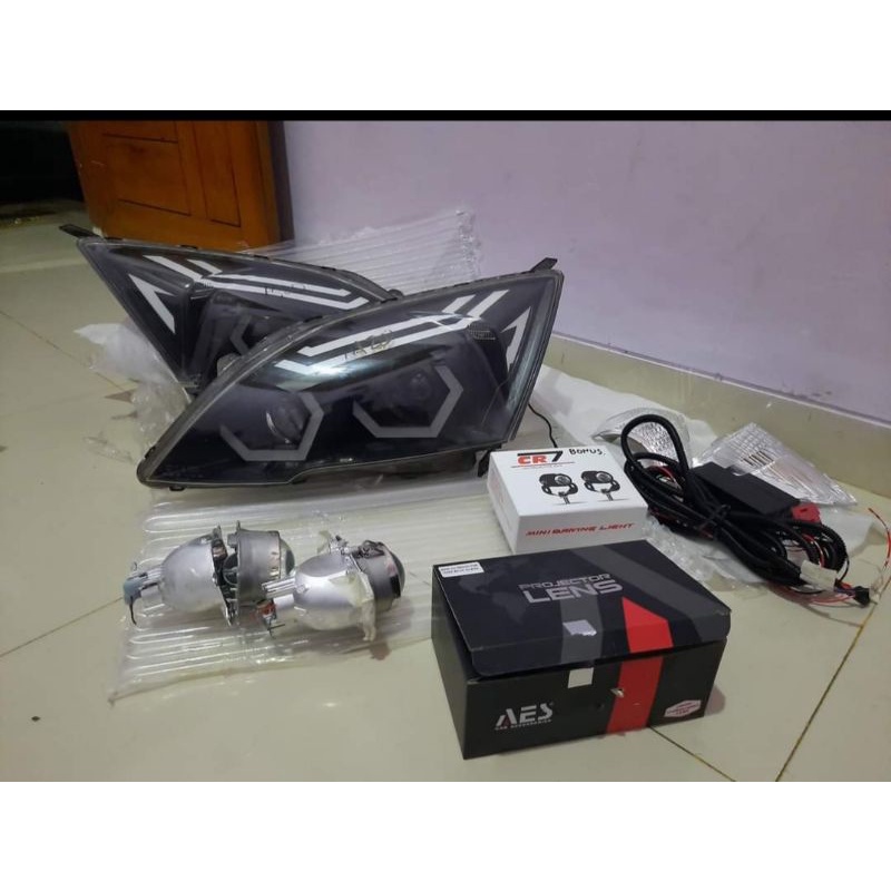 headlamp custom crv gen 3 2007-2011