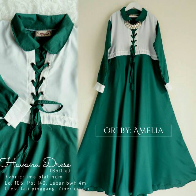 Gamis Havana Dress Ori by Amelia