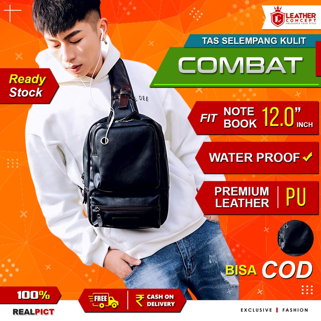 Waist Bag Tas Bahu Tas Selempang Pria (COMBAT)