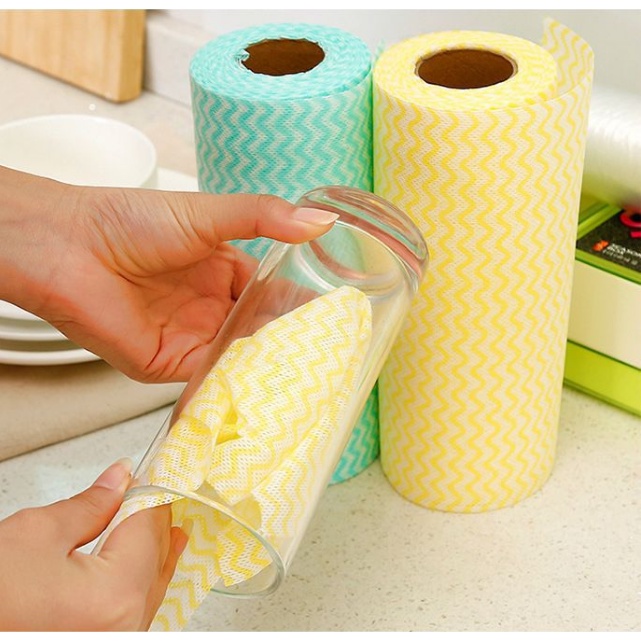 ♚𝐓𝐒 𝟎𝟒𝟕♚Kain Lap Gulung Non-Woven Kain Tissue Roll Serbaguna Kain Pembersih Serbaguna