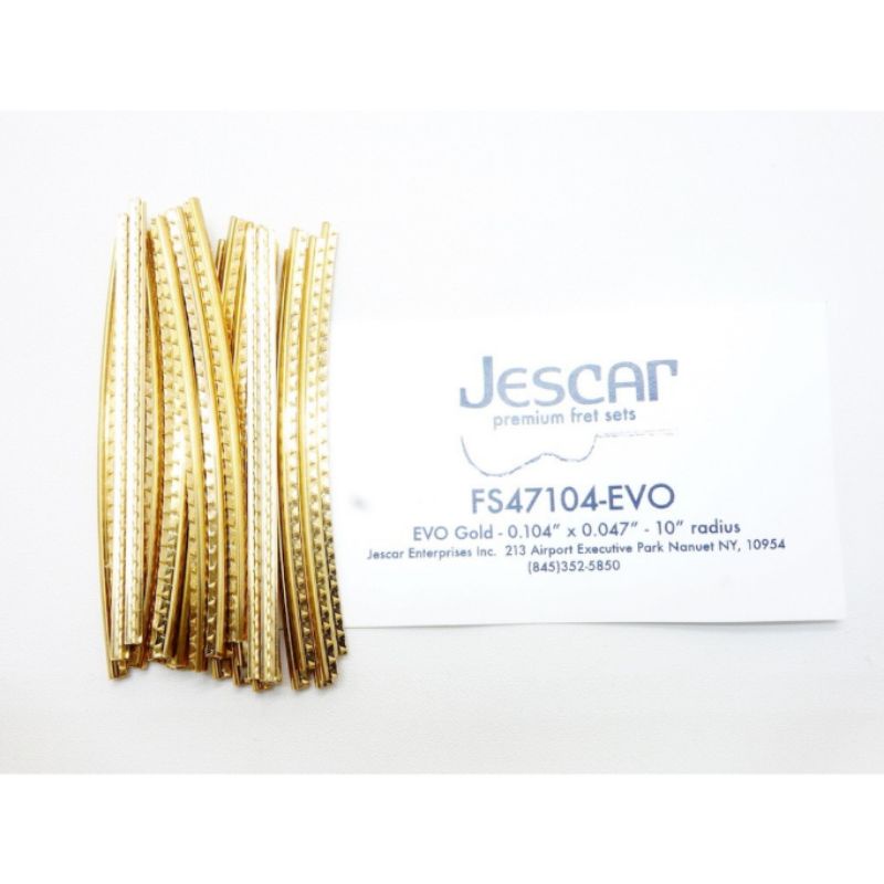 Fret gitar dan bass JESCAR FS47104 nickel stainless EVO medium jumbo original