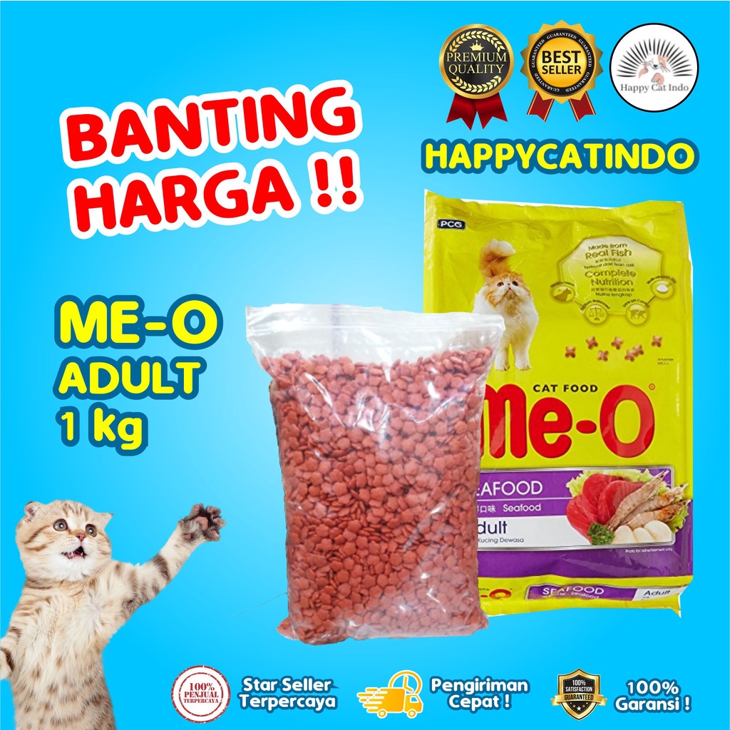 meo adult 1 kg makanan kucing premium