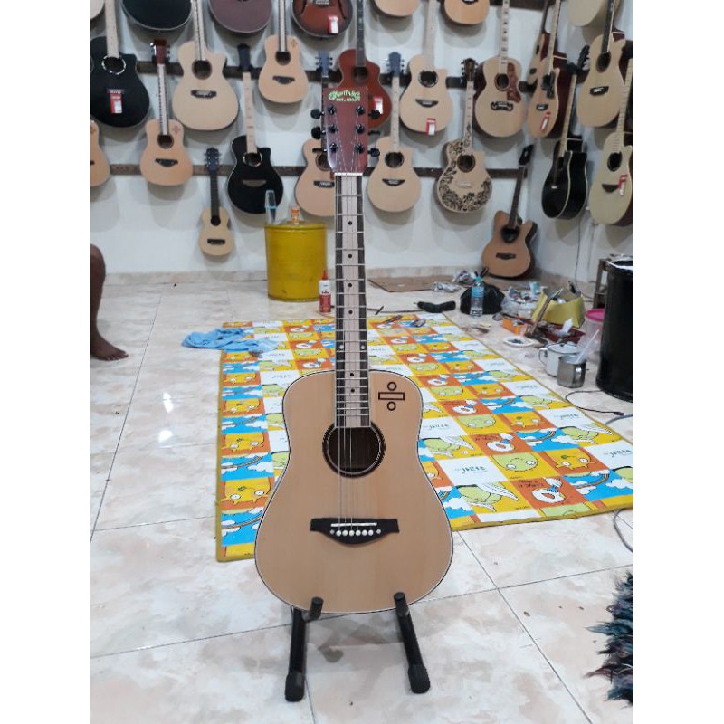 Gitar akustik 3/4 martin ed sheraan tanam besi-7