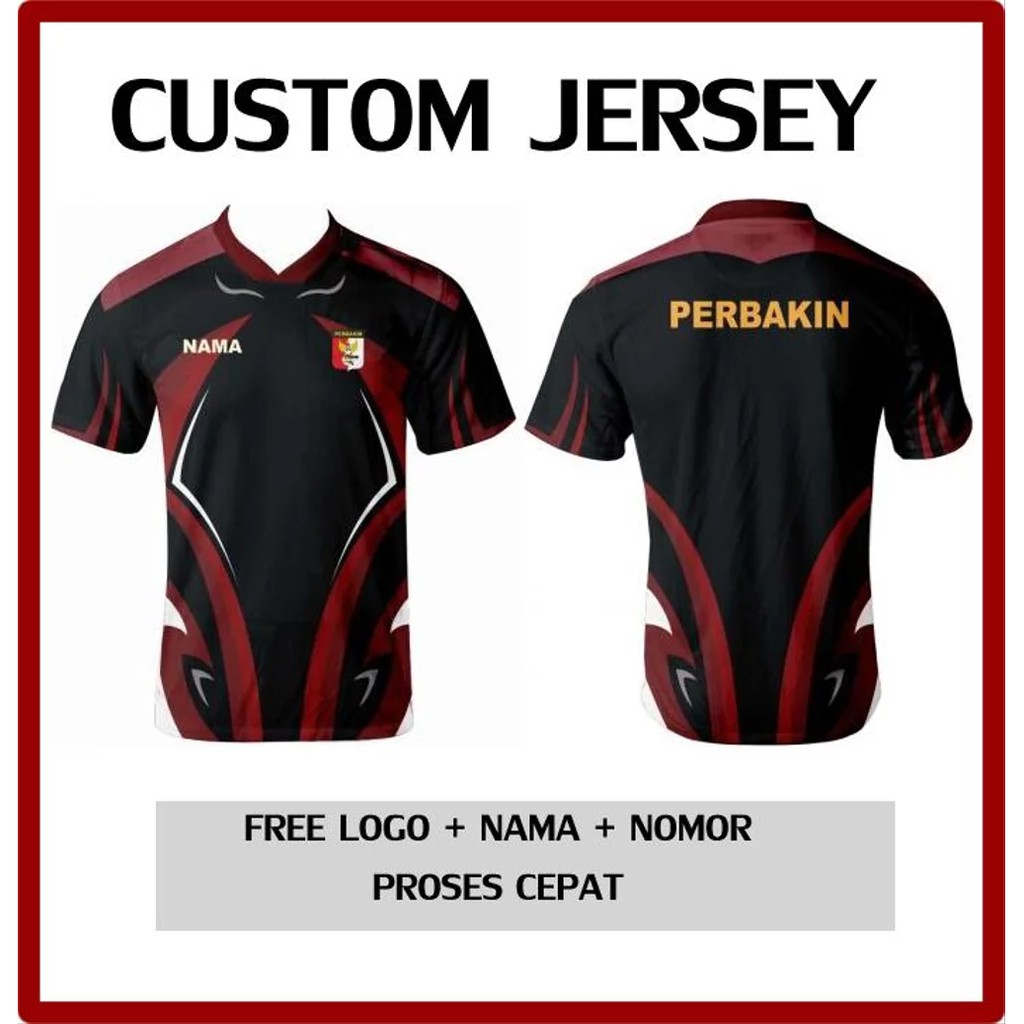 Baju Kaos Jersey Perbakin 580 Printing Custom