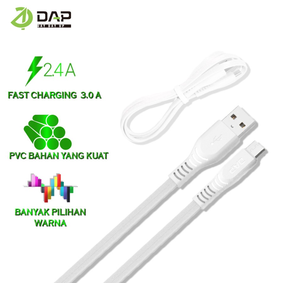 Kabel Type C DAP D-CBT100 Kabel Data Type C Fast Charging 100CM