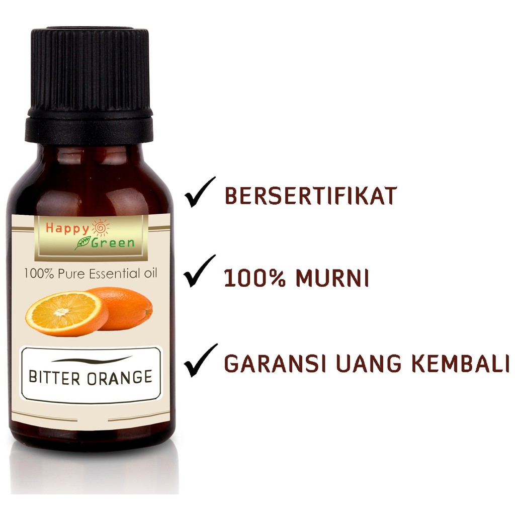 Happy Green Bitter Orange Essential Oil - Minyak Jeruk Pahit