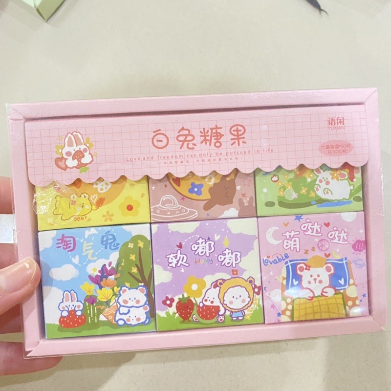 

(50 PCS) STICKER PACK DECO LUCU CUTE KAWAII STIKER DEKORASI BUJO