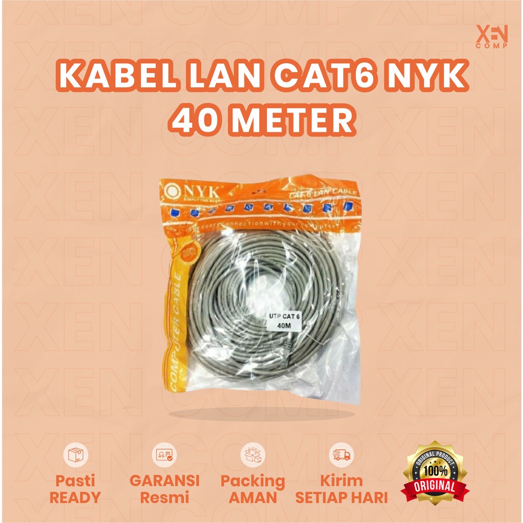 KABEL LAN UTP NYK CAT 6 40 METER / 50 METER  / kabel LAN utp cat6 Nyk 40m / 50m