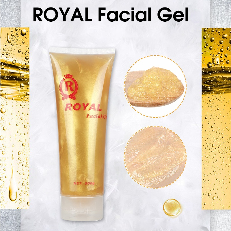 Royal Facial Gold Gel Ultrasonic RF Lifting Firming Wrinkles Solusi Mudah untuk Kulit yang Kencang dan Bebas Kerutan