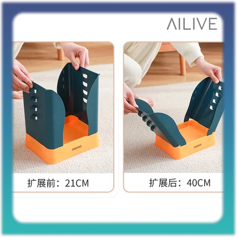 Tempat Sampah Portable Fleksibel Plastik Lipat Multifungsi / Plastik Sampah Garbage Bag Holder Portable